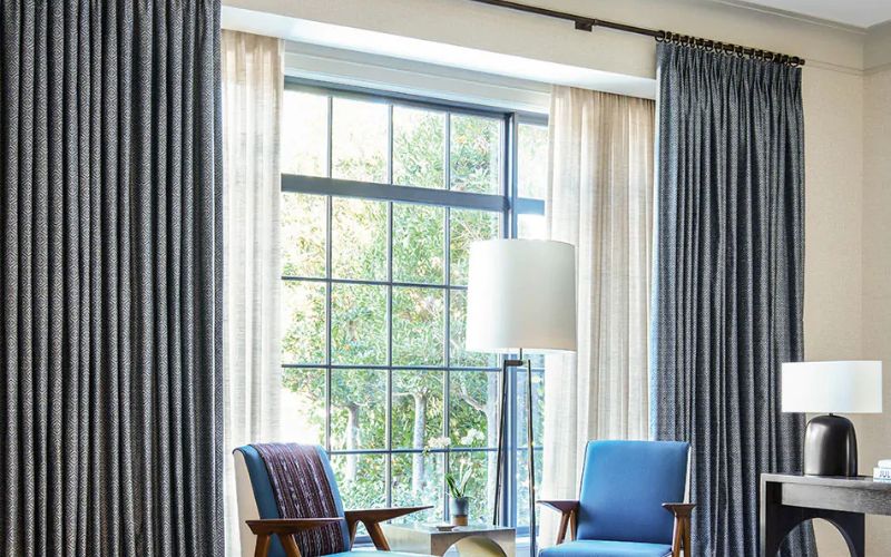 Sheer and Blackout Curtain Pairing